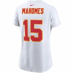 Women's Kansas City Chiefs Patrick Mahomes Nike White Player Name & Number T-Shirt -NFL fanshirt Shop womens nike patrick mahomes white kansas city chiefs player name and number t shirt pi4669000 altimages ff 4669514 1dea47dea85018218c9aalt3 full