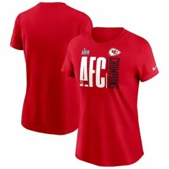 Women's Kansas City Chiefs Nike Red 2022 AFC Champions Iconic T-Shirt -NFL fanshirt Shop womens nike red kansas city chiefs 2022 afc champions iconic t shirt pi5294000 altimages ff 5294939 7107d0f73656f84580a0alt1 full