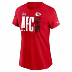 Women's Kansas City Chiefs Nike Red 2022 AFC Champions Iconic T-Shirt -NFL fanshirt Shop womens nike red kansas city chiefs 2022 afc champions iconic t shirt pi5294000 altimages ff 5294939 7107d0f73656f84580a0alt2 full