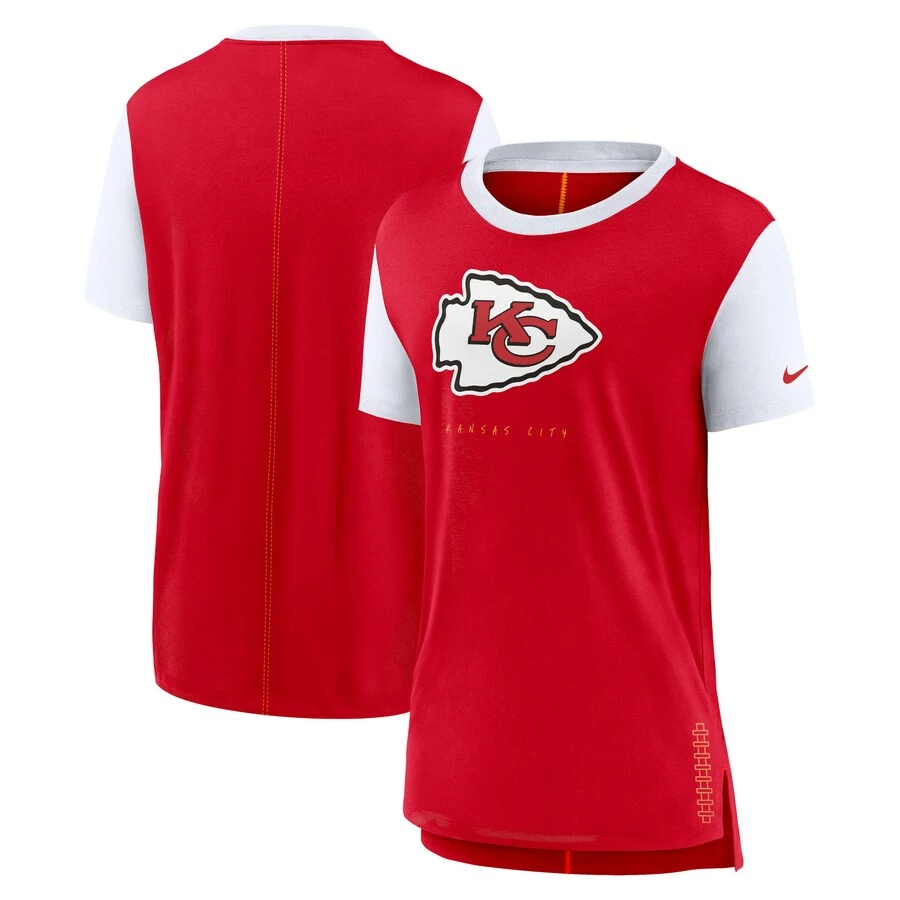 Women's Kansas City Chiefs Nike Red Team T-Shirt 3 Women's Kansas City Chiefs Nike Red Team T-Shirt