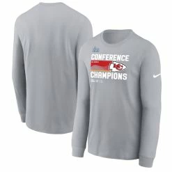 Youth Kansas City Chiefs Nike Gray 2022 AFC Champions Locker Room Trophy Collection Long Sleeve T-Shirt -NFL fanshirt Shop youth nike gray kansas city chiefs 2022 afc champions locker room trophy collection long sleeve t shirt pi5305000 altimages ff 5305739 e36a3e43be899518e6eealt1 full