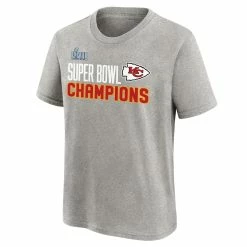 Youth Kansas City Chiefs Nike Heather Gray Super Bowl LVII Champions Roster T-Shirt -NFL fanshirt Shop youth nike heather gray kansas city chiefs super bowl lvii champions roster t shirt pi5341000 altimages ff 5341004 3fdd043ed47aa60d4216alt2 full