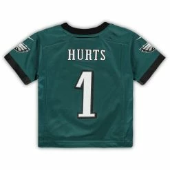 Infant Philadelphia Eagles Jalen Hurts Nike Midnight Green Game Jersey -NFL fanshirt Shop infant nike jalen hurts midnight green philadelphia eagles game jersey pi4358000 altimages ff 4358715 0796d9ad260c7e925f50alt3 full