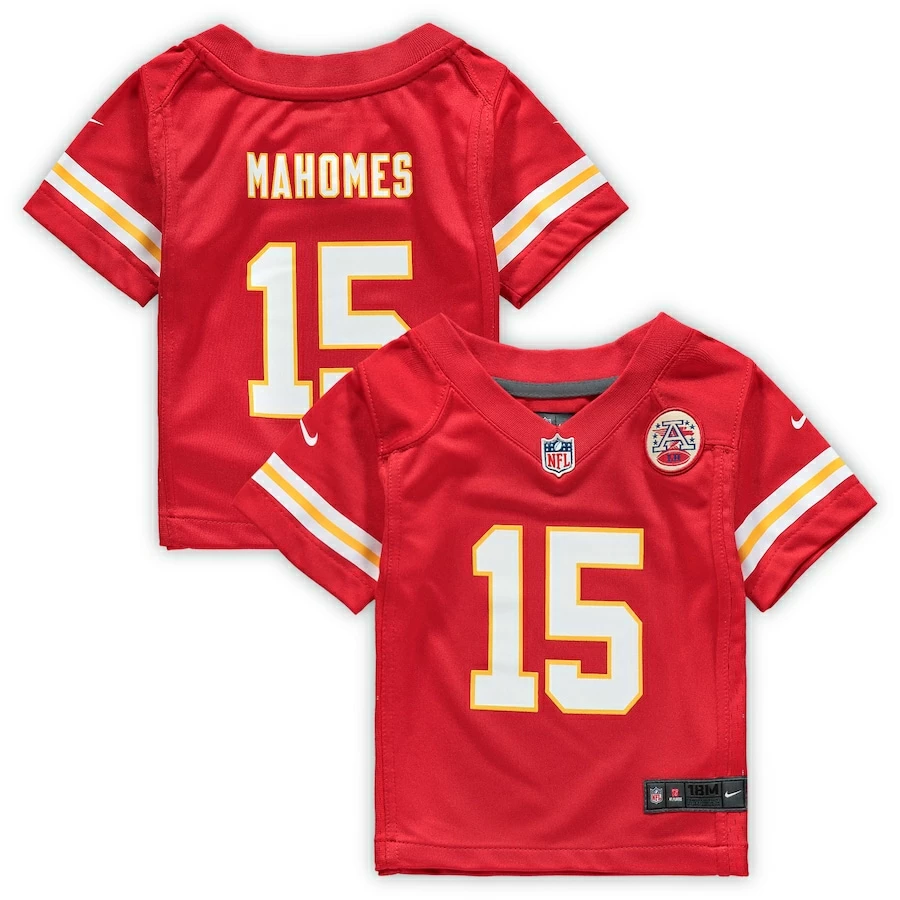 Infant Kansas City Chiefs Patrick Mahomes Nike Red Game Jersey 4 Infant Kansas City Chiefs Patrick Mahomes Nike Red Game Jersey – Bild 2