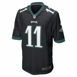 Men's Philadelphia Eagles A.J. Brown Nike Black Game Jersey -NFL fanshirt Shop mens nike aj brown black philadelphia eagles game jersey pi4870000 altimages ff 4870928 84f83a489477bfc5dc6calt2 full