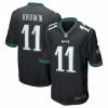 Men's Philadelphia Eagles A.J. Brown Nike Black Game Jersey -NFL fanshirt Shop mens nike aj brown black philadelphia eagles game jersey pi4870000 ff 4870928 84f83a489477bfc5dc6c full