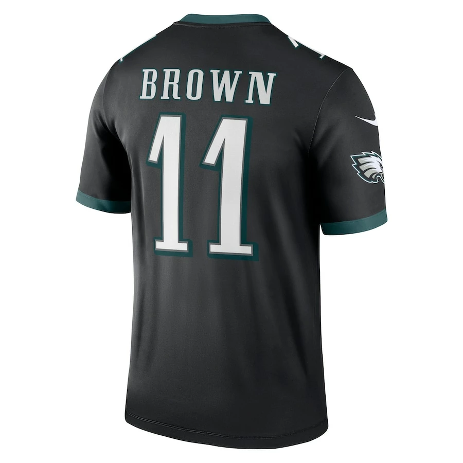 Men's Philadelphia Eagles A.J. Brown Nike Black Legend Jersey 6 Men's Philadelphia Eagles A.J. Brown Nike Black Legend Jersey – Bild 4