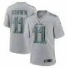 Men's Philadelphia Eagles A.J. Brown Nike Gray Atmosphere Fashion Game Jersey -NFL fanshirt Shop mens nike aj brown gray philadelphia eagles atmosphere fashion game jersey pi5270000 ff 5270920 2425eead1006e37666ed full