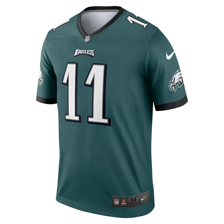 Men's Philadelphia Eagles A.J. Brown Nike Midnight Green Legend Jersey 5 Men's Philadelphia Eagles A.J. Brown Nike Midnight Green Legend Jersey – Bild 3