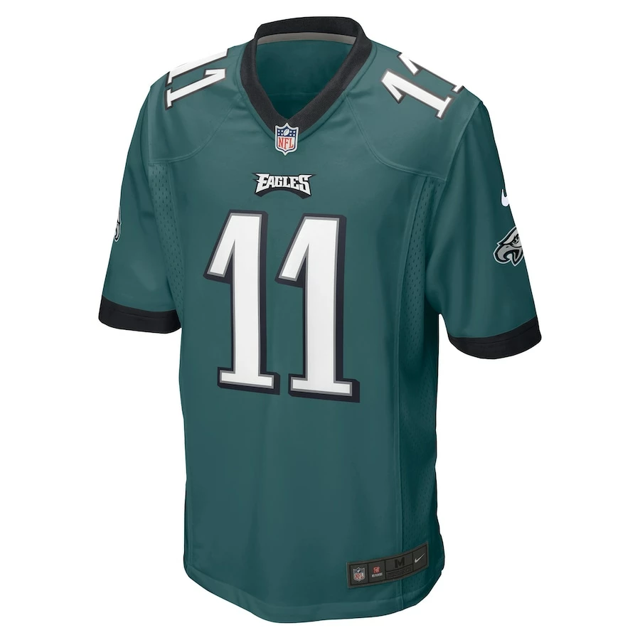 Men's Philadelphia Eagles A.J. Brown Nike Midnight Green Player Game Jersey 5 Men's Philadelphia Eagles A.J. Brown Nike Midnight Green Player Game Jersey – Bild 3