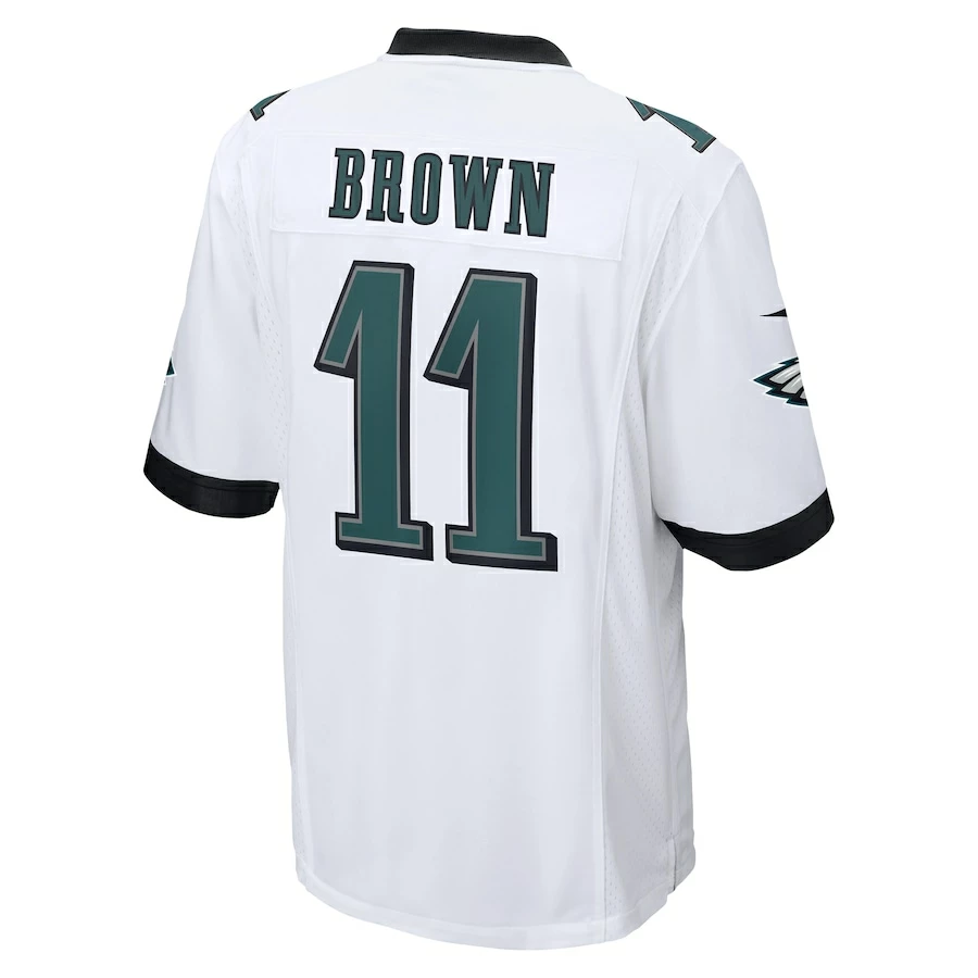 Men's Philadelphia Eagles A.J. Brown Nike White Game Jersey 6 Men's Philadelphia Eagles A.J. Brown Nike White Game Jersey – Bild 4