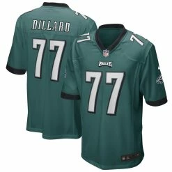 Men's Philadelphia Eagles Andre Dillard Nike Midnight Green Game Player Jersey