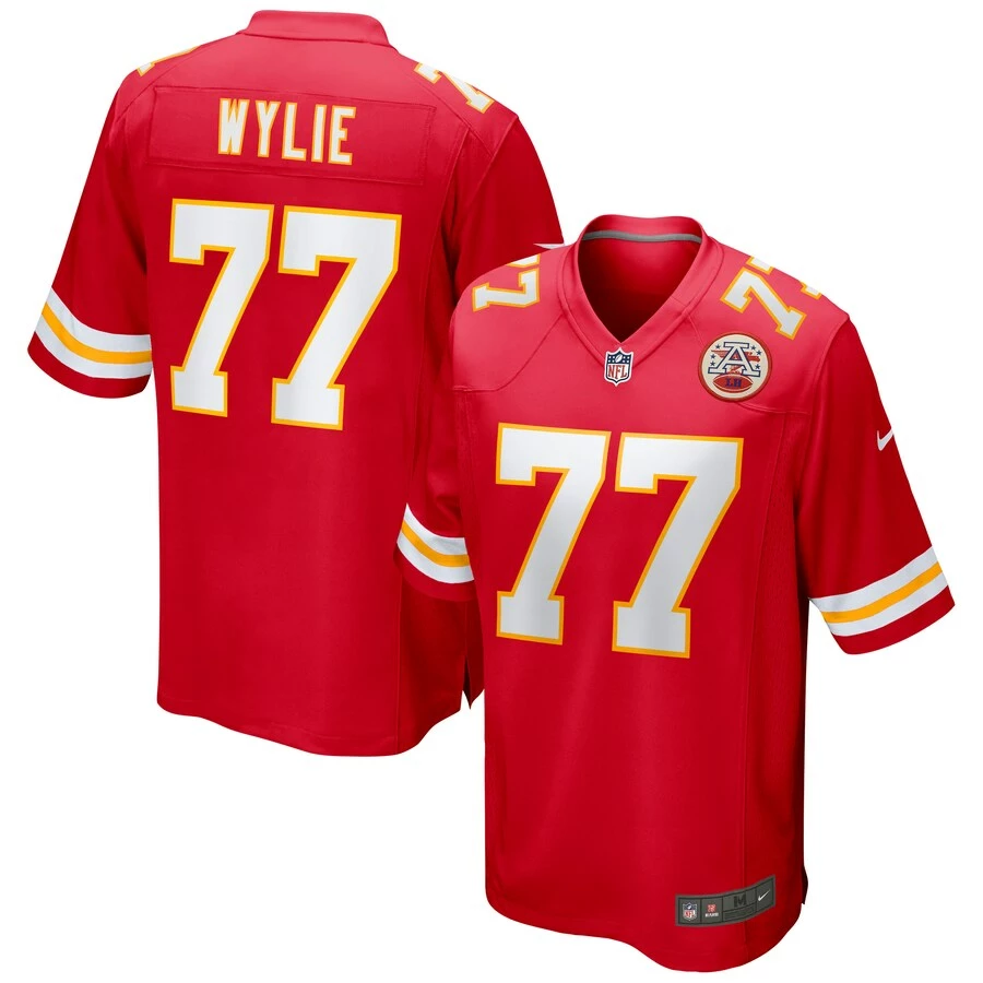Men's Kansas City Chiefs Andrew Wylie Nike Red Game Jersey 3 Men's Kansas City Chiefs Andrew Wylie Nike Red Game Jersey