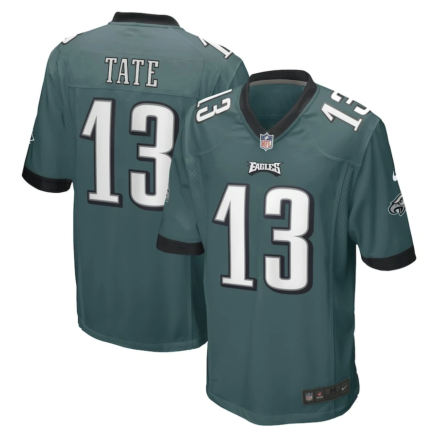 Men's Philadelphia Eagles Auden Tate Nike Midnight Green Game Player Jersey 4 Men's Philadelphia Eagles Auden Tate Nike Midnight Green Game Player Jersey – Bild 2