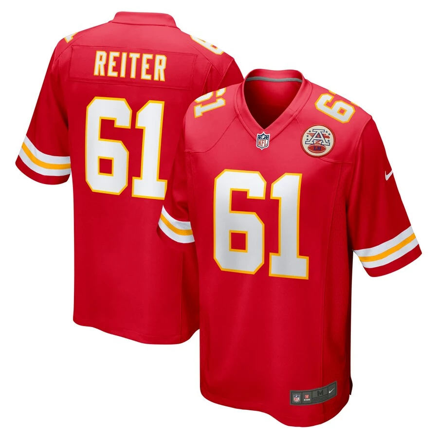 Men's Kansas City Chiefs Austin Reiter Nike Red Game Player Jersey 3 Men's Kansas City Chiefs Austin Reiter Nike Red Game Player Jersey
