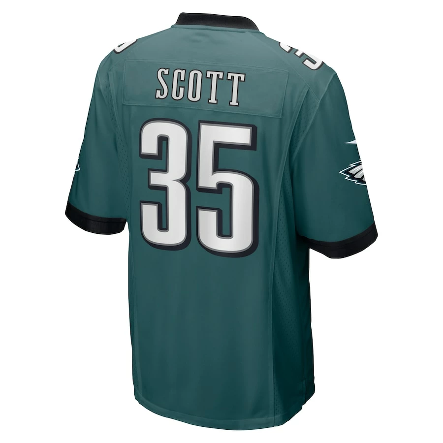 Men's Philadelphia Eagles Boston Scott Nike Midnight Green Game Jersey 6 Men's Philadelphia Eagles Boston Scott Nike Midnight Green Game Jersey – Bild 4