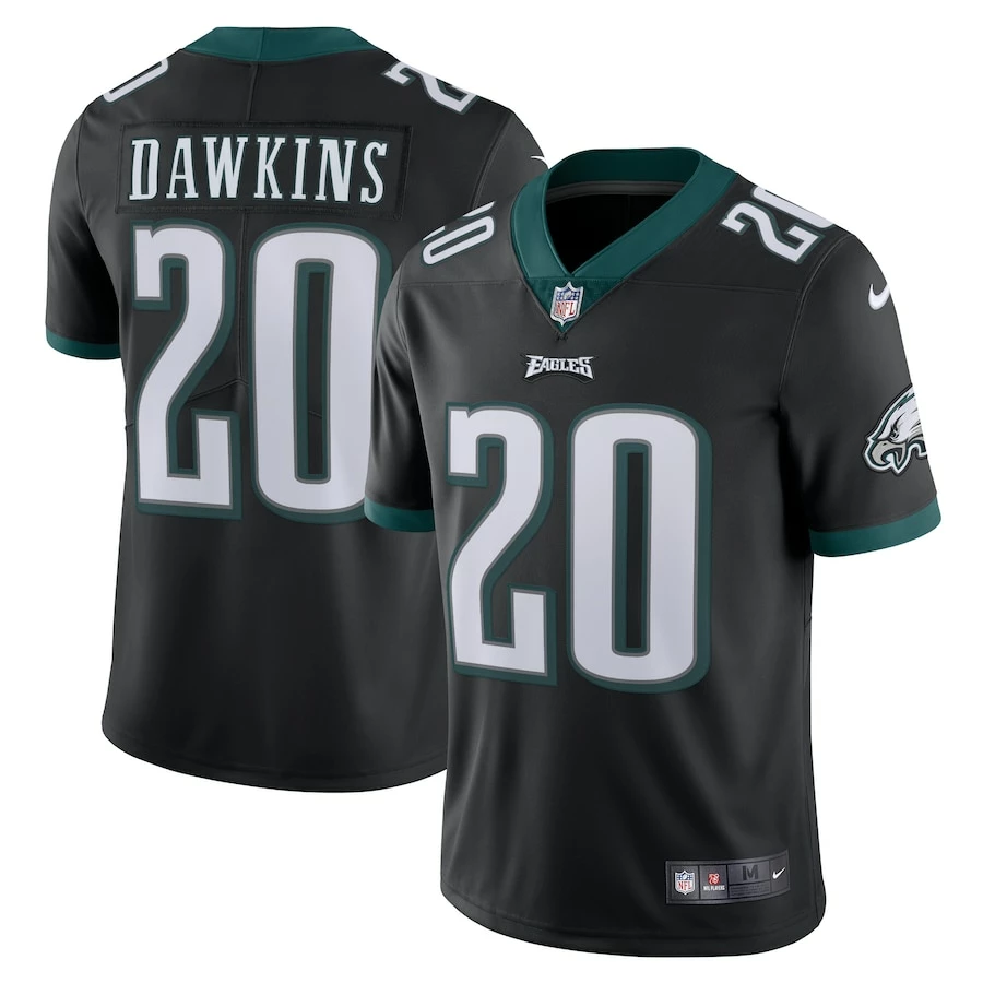 Men's Philadelphia Eagles Brian Dawkins Nike Black Alternate Game Retired Player Limited Jersey 4 Men's Philadelphia Eagles Brian Dawkins Nike Black Alternate Game Retired Player Limited Jersey – Bild 2