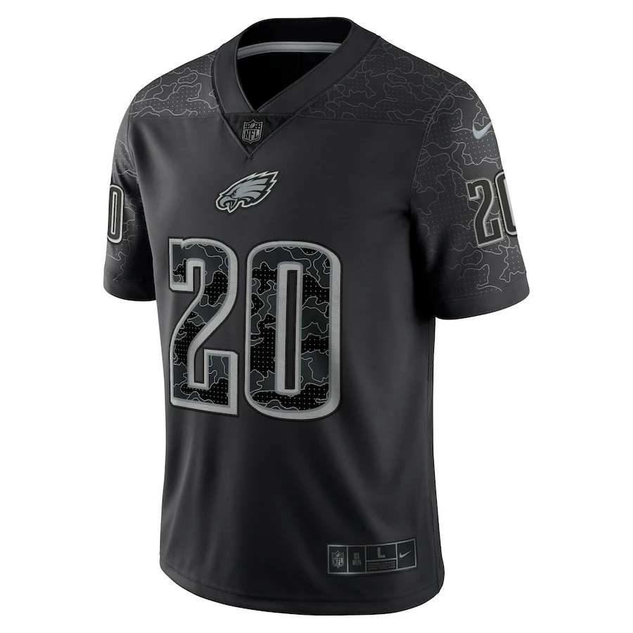 Men's Philadelphia Eagles Brian Dawkins Nike Black Retired Player RFLCTV Limited Jersey 6 Men's Philadelphia Eagles Brian Dawkins Nike Black Retired Player RFLCTV Limited Jersey – Bild 4