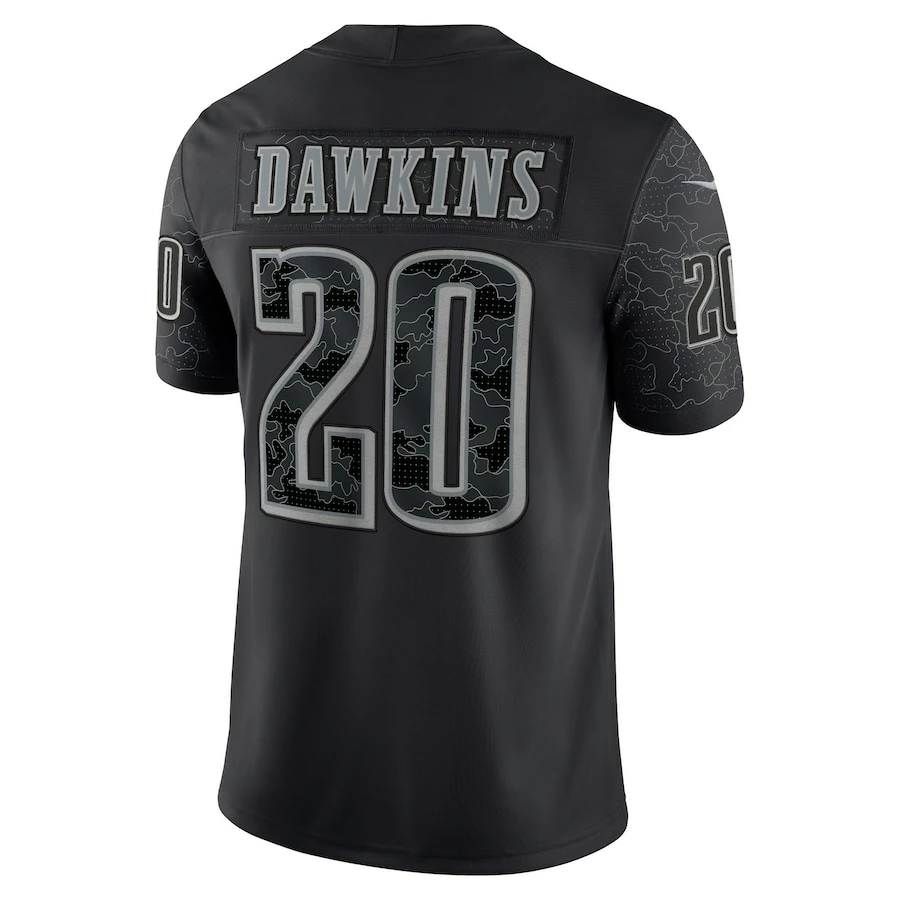 Men's Philadelphia Eagles Brian Dawkins Nike Black Retired Player RFLCTV Limited Jersey 8 Men's Philadelphia Eagles Brian Dawkins Nike Black Retired Player RFLCTV Limited Jersey – Bild 6