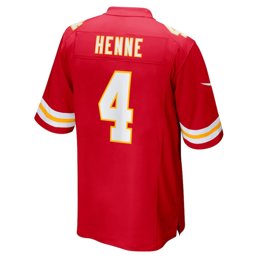 Men's Kansas City Chiefs Chad Henne Nike Red Game Jersey 6 Men's Kansas City Chiefs Chad Henne Nike Red Game Jersey – Bild 4