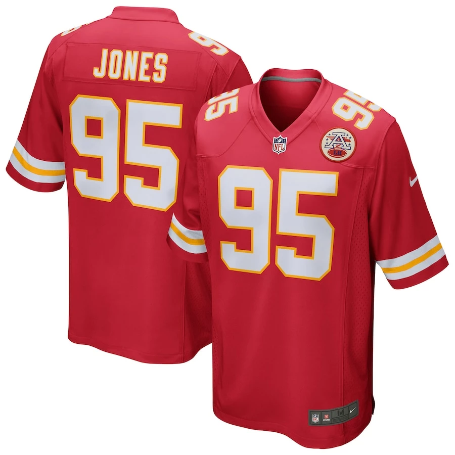 Men's Kansas City Chiefs Chris Jones Nike Red Game Jersey 4 Men's Kansas City Chiefs Chris Jones Nike Red Game Jersey – Bild 2