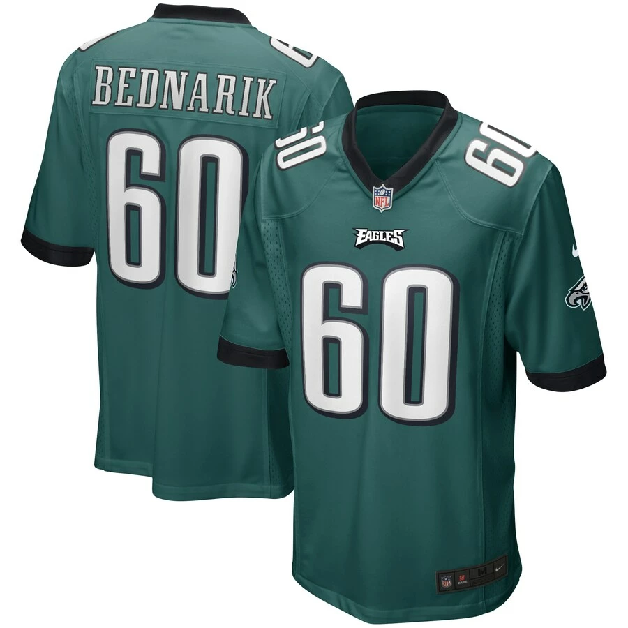 Men's Philadelphia Eagles Chuck Bednarik Nike Midnight Green Game Retired Player Jersey 3 Men's Philadelphia Eagles Chuck Bednarik Nike Midnight Green Game Retired Player Jersey