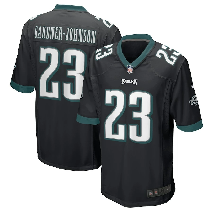 Men's Philadelphia Eagles C.J. Gardner-Johnson Nike Black Alternate Game Player Jersey 4 Men's Philadelphia Eagles C.J. Gardner-Johnson Nike Black Alternate Game Player Jersey – Bild 2