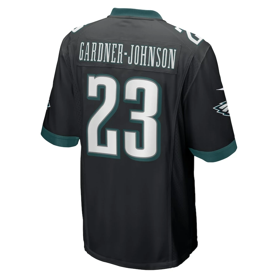Men's Philadelphia Eagles C.J. Gardner-Johnson Nike Black Alternate Game Player Jersey 6 Men's Philadelphia Eagles C.J. Gardner-Johnson Nike Black Alternate Game Player Jersey – Bild 4