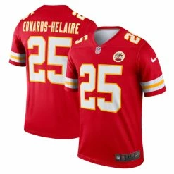 Men's Kansas City Chiefs Clyde Edwards-Helaire Nike Red Legend Jersey -NFL fanshirt Shop mens nike clyde edwards helaire red kansas city chiefs legend jersey pi4132000 altimages ff 4132613 97752fb469c9440aebe2alt1 full