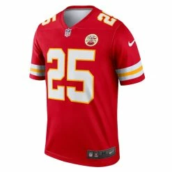 Men's Kansas City Chiefs Clyde Edwards-Helaire Nike Red Legend Jersey -NFL fanshirt Shop mens nike clyde edwards helaire red kansas city chiefs legend jersey pi4132000 altimages ff 4132613 97752fb469c9440aebe2alt2 full