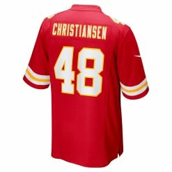 Men's Kansas City Chiefs Cole Christiansen Nike Red Game Player Jersey -NFL fanshirt Shop mens nike cole christiansen red kansas city chiefs game player jersey pi5114000 altimages ff 5114375 db42eb1f528e7c972a44alt3 full