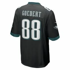 Men's Philadelphia Eagles Dallas Goedert Nike Black Game Jersey -NFL fanshirt Shop mens nike dallas goedert black philadelphia eagles game jersey pi4555000 altimages ff 4555962 67405977c24f39f78026alt3 full
