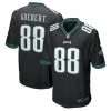 Men's Philadelphia Eagles Dallas Goedert Nike Black Game Jersey -NFL fanshirt Shop mens nike dallas goedert black philadelphia eagles game jersey pi4555000 ff 4555962 67405977c24f39f78026 full