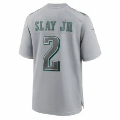 Men's Philadelphia Eagles Darius Slay Jr. Nike Gray Super Bowl LVII Patch Atmosphere Fashion Game Jersey -NFL fanshirt Shop mens nike darius slay jr gray philadelphia eagles super bowl lvii patch atmosphere fashion game jersey pi5302000 altimages ff 5302210 21a85c3c49ceef278a56alt3 full