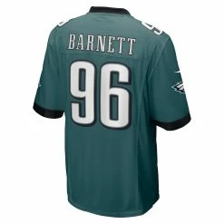Men's Philadelphia Eagles Derek Barnett Nike Midnight Green Game Jersey -NFL fanshirt Shop mens nike derek barnett midnight green philadelphia eagles game jersey pi4031000 altimages ff 4031009 df7682b979edb5a23a37alt3 full