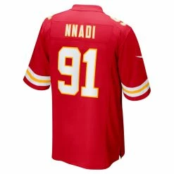 Men's Kansas City Chiefs Derrick Nnadi Nike Red Game Jersey -NFL fanshirt Shop mens nike derrick nnadi red kansas city chiefs game jersey pi4025000 altimages ff 4025629 e8eb10847bcca41caa6dalt3 full