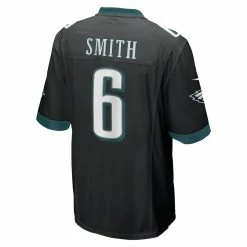 Men's Philadelphia Eagles DeVonta Smith Nike Black Game Jersey -NFL fanshirt Shop mens nike devonta smith black philadelphia eagles game jersey pi4357000 altimages ff 4357469 df853ae9dd2fbe56f458alt3 full