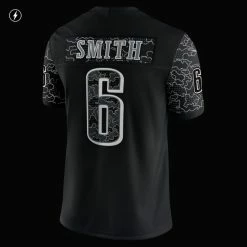 Men's Philadelphia Eagles DeVonta Smith Nike Black RFLCTV Limited Jersey 15 Men's Philadelphia Eagles DeVonta Smith Nike Black RFLCTV Limited Jersey -NFL fanshirt Shop mens nike devonta smith black philadelphia eagles rflctv limited jersey pi4567000 altimages ff 4567732 9885ab15f381cb13a7fbalt6 full
