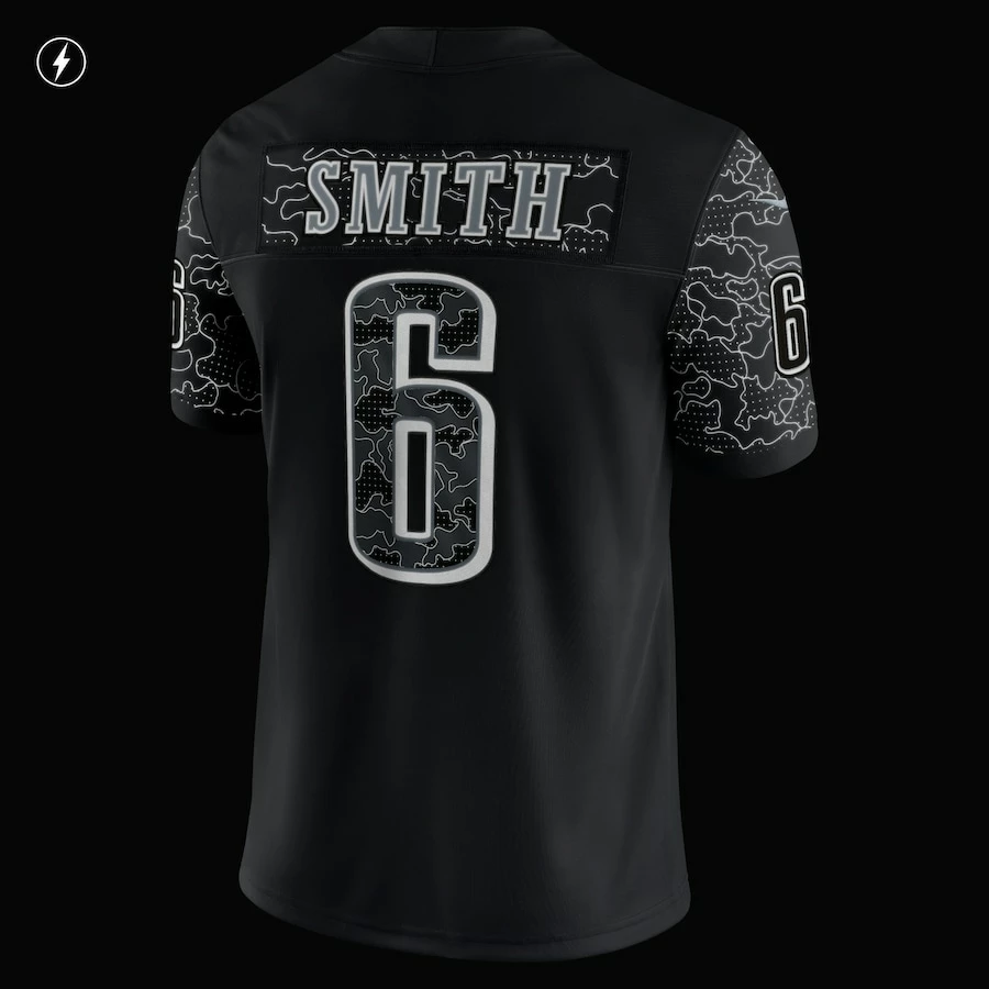 Men's Philadelphia Eagles DeVonta Smith Nike Black RFLCTV Limited Jersey 9 Men's Philadelphia Eagles DeVonta Smith Nike Black RFLCTV Limited Jersey – Bild 7