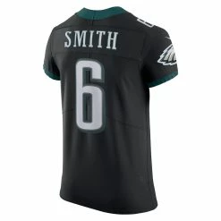 Men's Philadelphia Eagles DeVonta Smith Nike Black Vapor Elite Jersey -NFL fanshirt Shop mens nike devonta smith black philadelphia eagles vapor elite jersey pi4340000 altimages ff 4340940 0beae696b51eee6878b0alt3 full