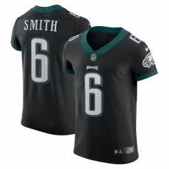 Men's Philadelphia Eagles DeVonta Smith Nike Black Vapor Elite Jersey