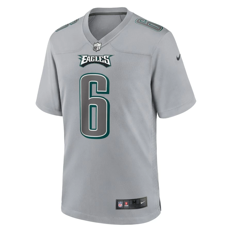 Men's Philadelphia Eagles DeVonta Smith Nike Gray Atmosphere Fashion Game Jersey 5 Men's Philadelphia Eagles DeVonta Smith Nike Gray Atmosphere Fashion Game Jersey – Bild 3