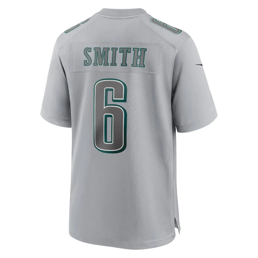 Men's Philadelphia Eagles DeVonta Smith Nike Gray Atmosphere Fashion Game Jersey 6 Men's Philadelphia Eagles DeVonta Smith Nike Gray Atmosphere Fashion Game Jersey – Bild 4