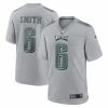 Men's Philadelphia Eagles DeVonta Smith Nike Gray Atmosphere Fashion Game Jersey -NFL fanshirt Shop mens nike devonta smith gray philadelphia eagles atmosphere fashion game jersey pi4570000 ff 4570034 abeaa0569524f80bd913 full