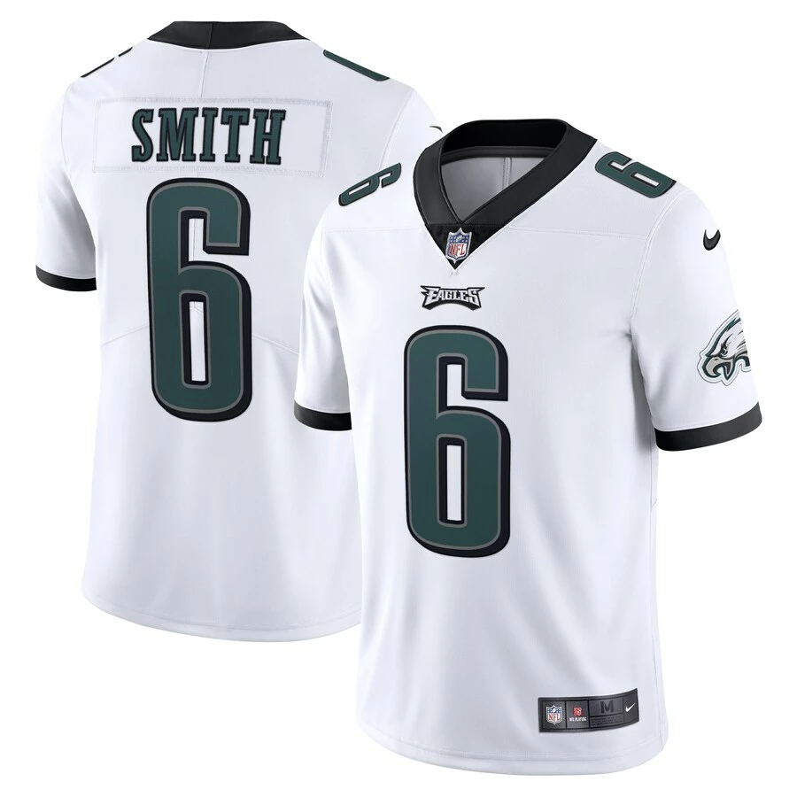 Men's Philadelphia Eagles DeVonta Smith Nike White Vapor Limited Jersey 3 Men's Philadelphia Eagles DeVonta Smith Nike White Vapor Limited Jersey