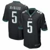 Men's Philadelphia Eagles Donovan McNabb Nike Black Retired Player Jersey -NFL fanshirt Shop mens nike donovan mcnabb black philadelphia eagles retired player jersey pi4268000 ff 4268274 c4c89808922c6741390b full