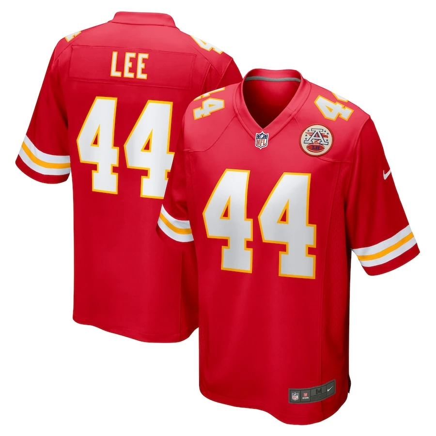 Men's Kansas City Chiefs Elijah Lee Nike Red Game Player Jersey 4 Men's Kansas City Chiefs Elijah Lee Nike Red Game Player Jersey – Bild 2