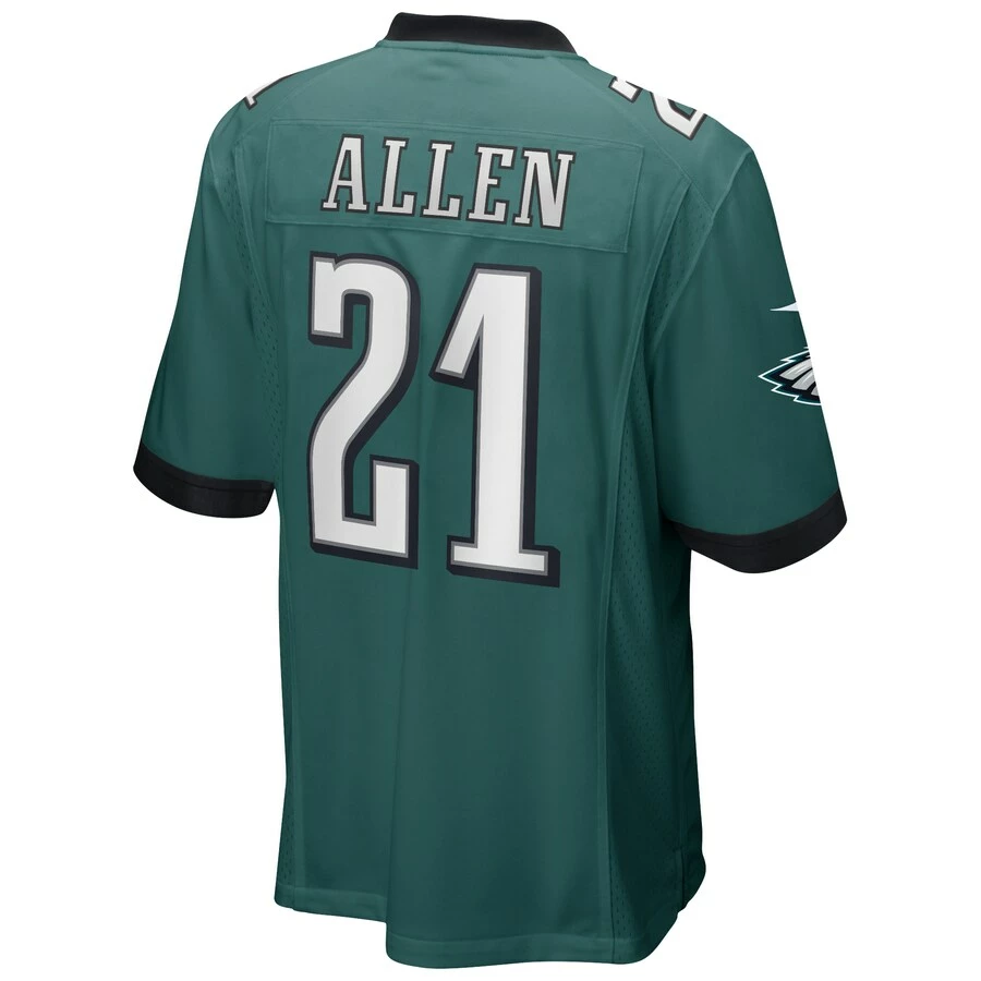 Men's Philadelphia Eagles Eric Allen Nike Midnight Green Game Retired Player Jersey 6 Men's Philadelphia Eagles Eric Allen Nike Midnight Green Game Retired Player Jersey – Bild 4