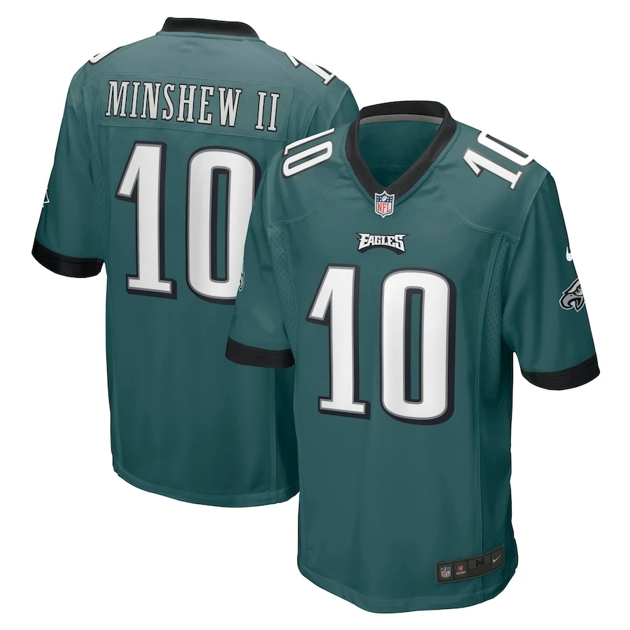 Men's Philadelphia Eagles Gardner Minshew II Nike Midnight Green Game Player Jersey 4 Men's Philadelphia Eagles Gardner Minshew II Nike Midnight Green Game Player Jersey – Bild 2
