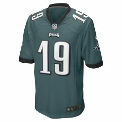 Men's Philadelphia Eagles Ian Book Nike Midnight Green Game Player Jersey -NFL fanshirt Shop mens nike ian book midnight green philadelphia eagles game player jersey pi5118000 altimages ff 5118634 ce0a6e2d0158087e9304alt2 full